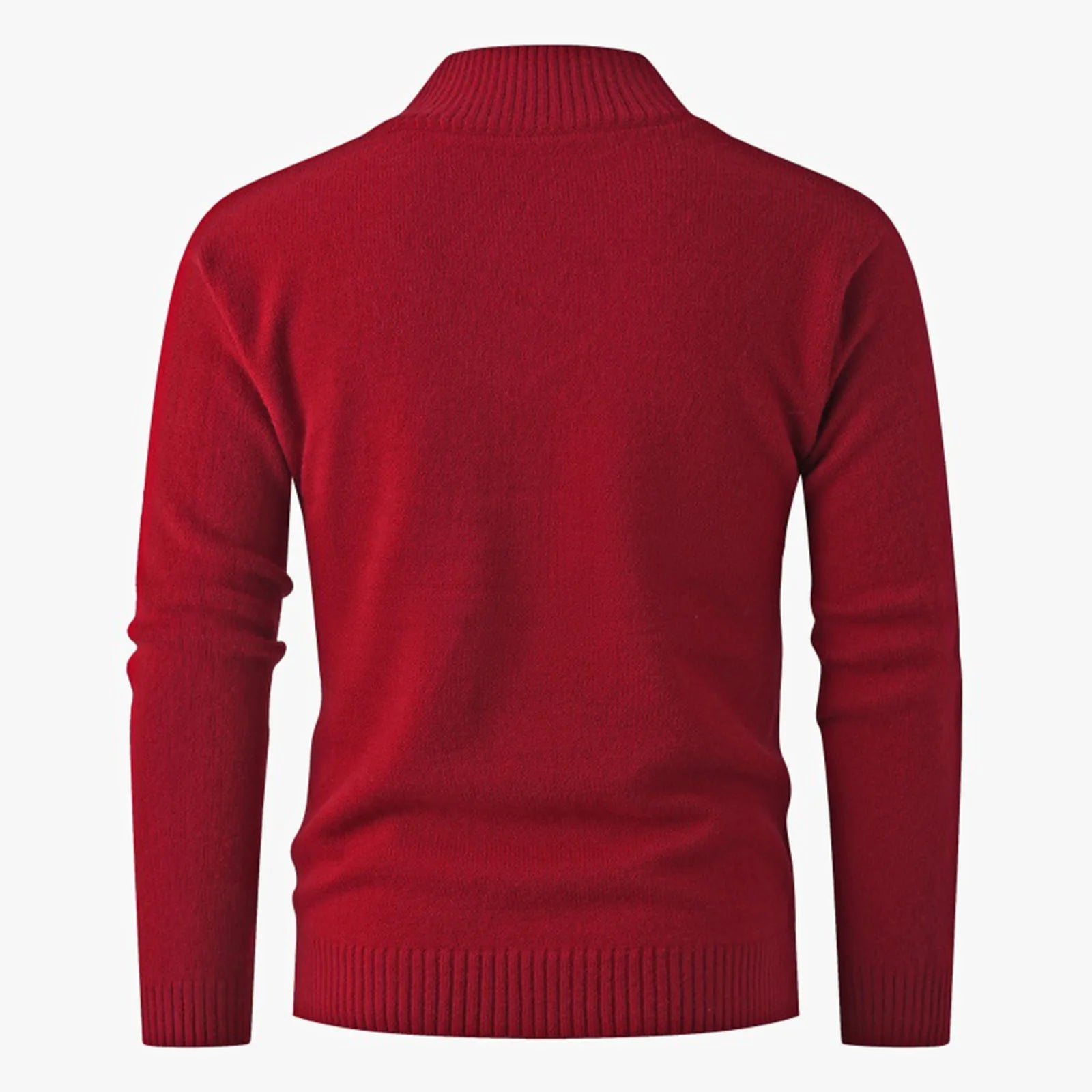 Winter Men'S Sweater Fashionable Color Blocking Personalized V-Neck Casual Knitted Base Sweater For Outdoor Daily Wear