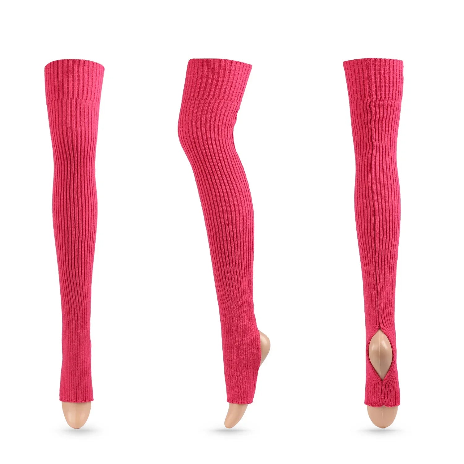 Leg Warmers New Adult Ballet Dance Stockings Yoga Warm Knit Shin Guard Sock Cover Extended Above Knee Stacking Socks 1 Pair