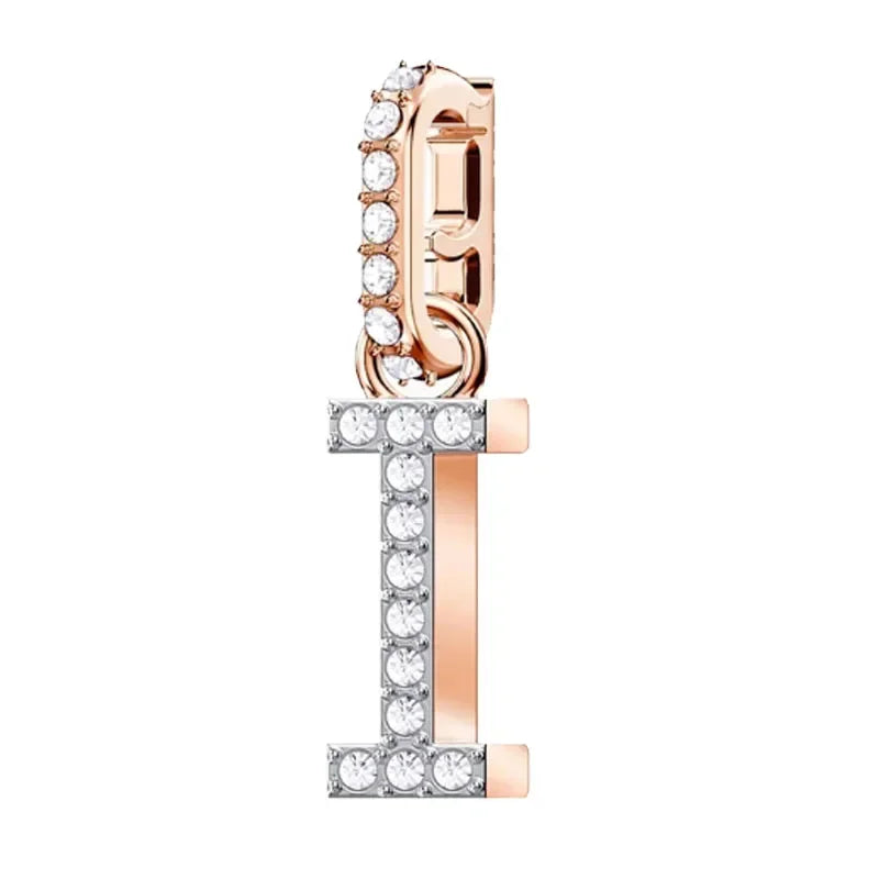 Pendants Fine Jewelry Charming Letter Crystal Pendants Fashion Necklace Bracelet Accessories for Women's Anniversary Gift