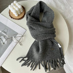 Women New Scarf Autumn Winter Pure Color Scarve Femme Knitted Fashion Shawl Unisex For Women