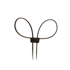 Flex Cuffs Plastic Nylon Heavy Duty Double Buckle Disposable Zip Tie Handcuffs Toughness Cable Handcuff Security Outdoor