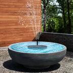 Solar Floating Fountain Floating Solar Fountain Garden Water Fountain Pool Pond Decoration Solar Panel Powered Fountain