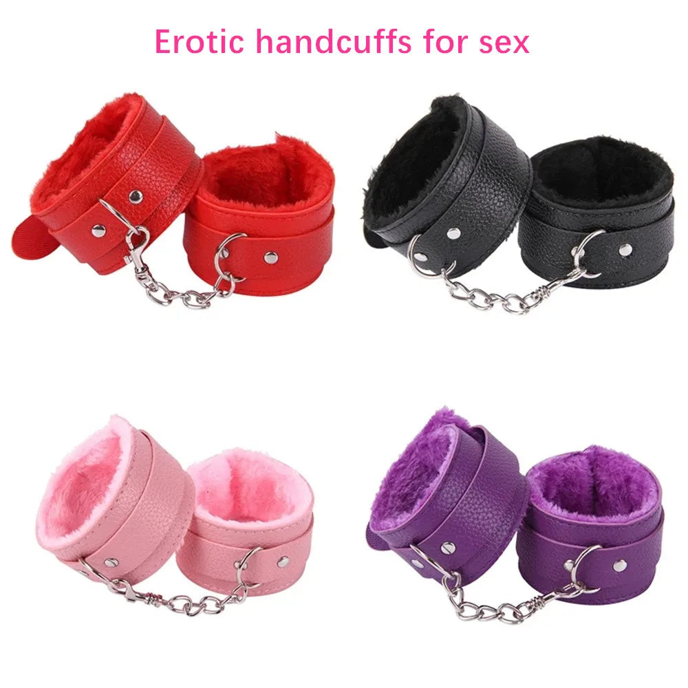 Sexual Handcuffs Sexyshop Products For Couples Wrists Cuffs Bondage Restraints BDSM Tools Erotic Sex Toys Women Men Adult Games