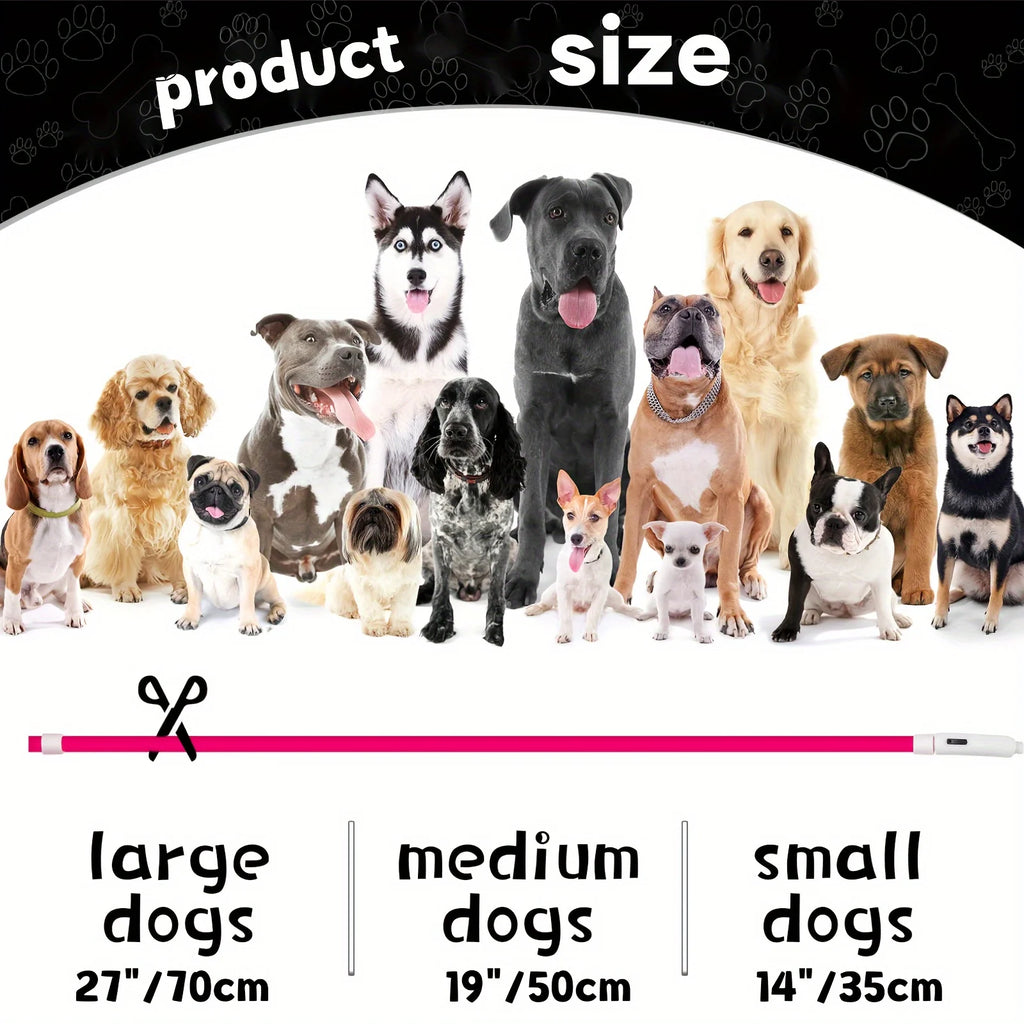 Pet Dog LED Light Collar Luminous Anti-Lost Dog Collar Pet Collar USB Rechargeable Dog Necklace Collar