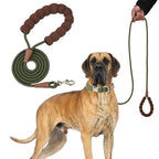 LL039--pet dog leash, 1.5-meter high density rope, soft handle, alloy buckle. Pet Leash