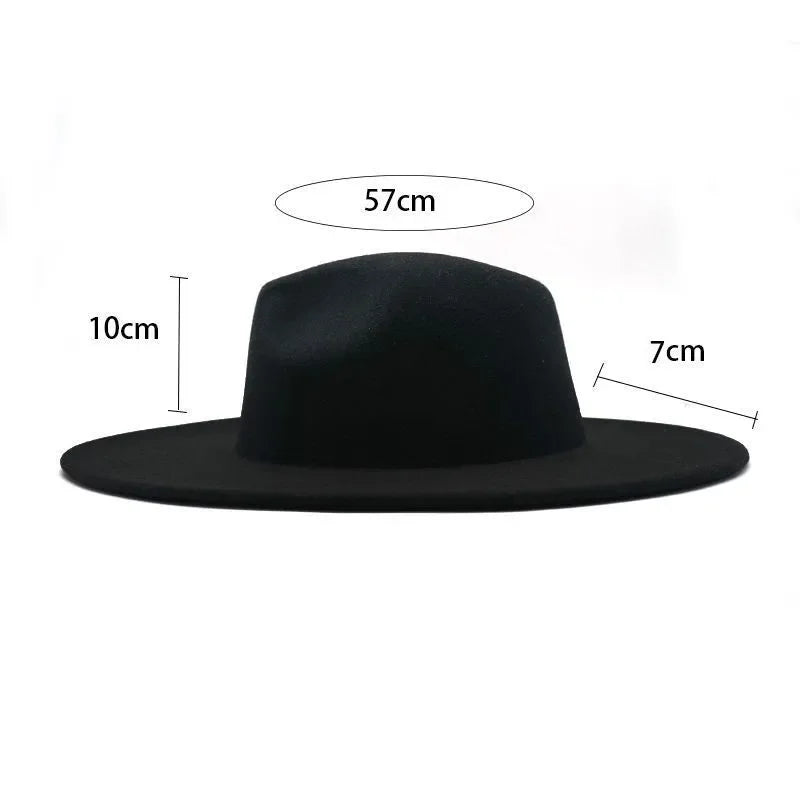 Hat Women Hat LuxuryHats for Men Women Fashion Formal Wedding Decorate Camel Panama Cap Jazz Flat Brim Top Fedora Hat Gorras