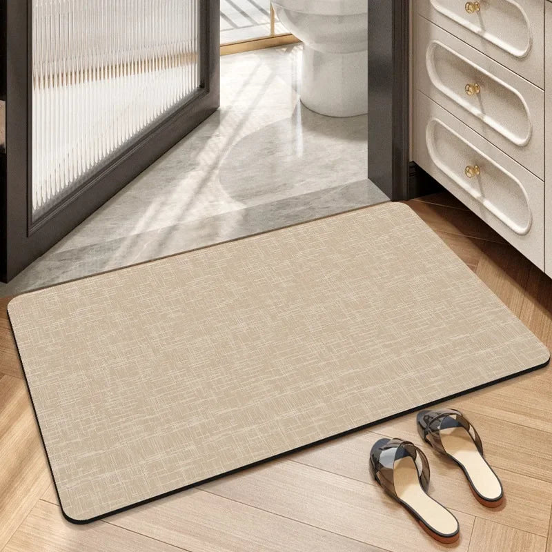 Bathroom Absorbent Carpet Quick-drying Non-slip Mat High Quality Diatom Mud Modern Home Decoration Simple and Easy To Care Rugs