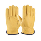 Winter Work Gloves Leather Thermal Glove Cold Weather Warm Cotton Lining freezer Working Glove