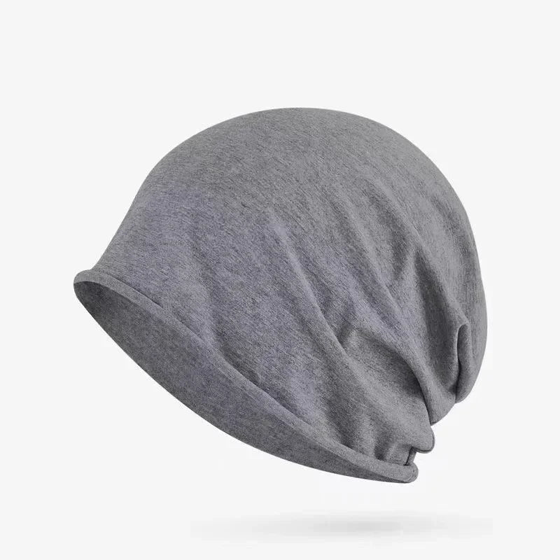 Hats Beanies for Men Women Unisex Autumn Summer Beanie Cotton Solid Color Elastic Bonnet Hip Hop Baggy Cap Male Female Thin
