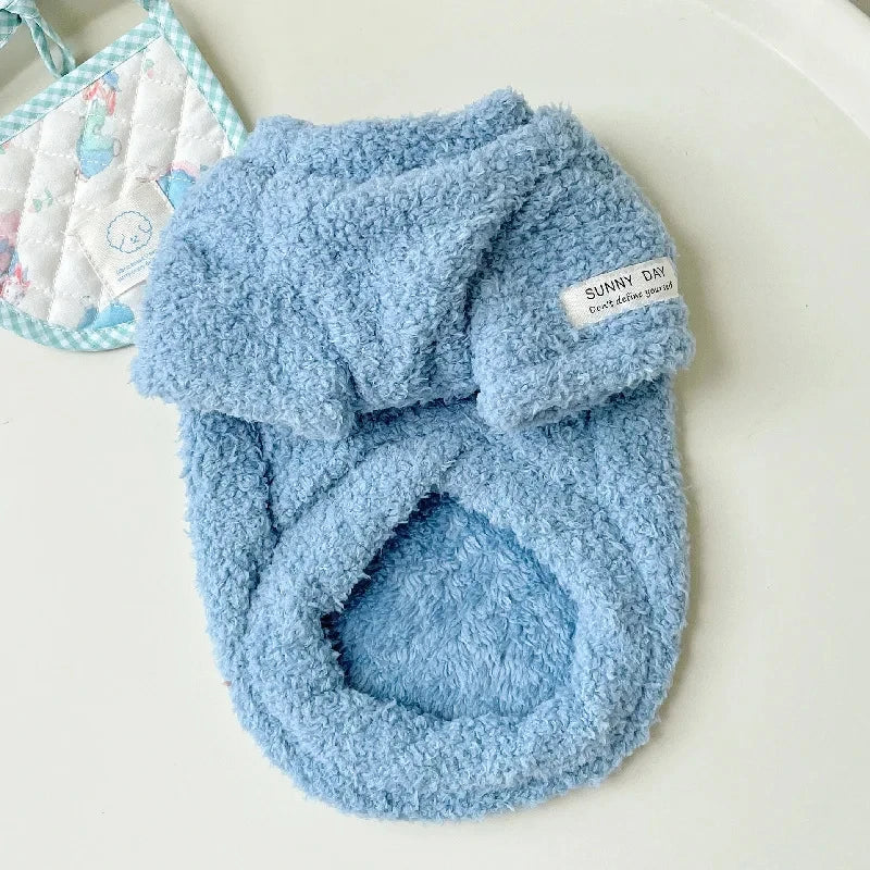 Dog Sweater for Small Dogs Winter Warm Solid Color Pet Sweater for Small Medium Dogs Dachshund Puppy Clothes Taddy Dog Supplies