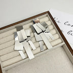 Eardrops Elegant Exaggerated Ear Studs Retro Silver Geometric Metal Earrings Alloy Jewelry Square Tassels Eardrops Bride