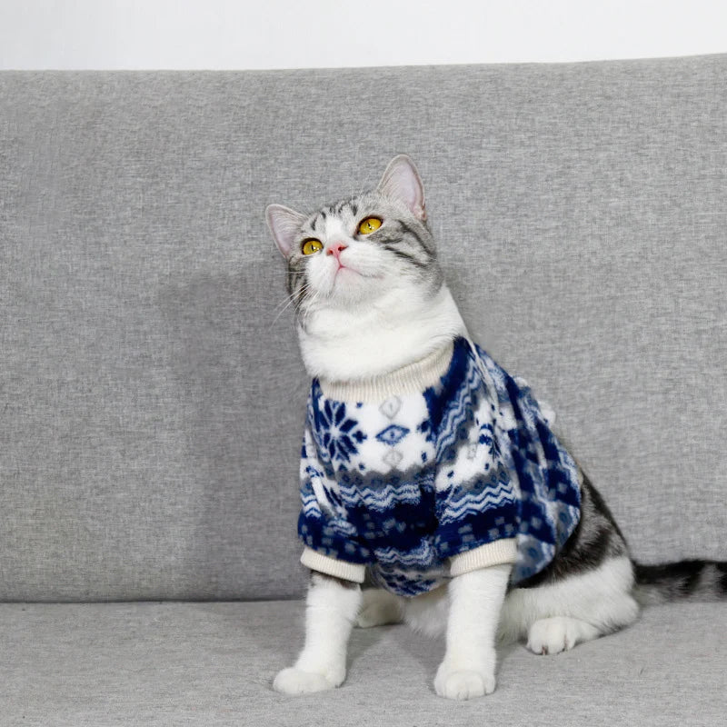 Dog Sweaters for Small Dogs, Warm Soft Pet Clothes for Puppy, Medium Large Cat, Dogs Girl or Boy, Dog Shirt for Winter Christmas