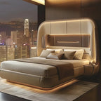 Bedroom Design Bed Aesthetics Designer Comfortable Fashionable Bed Double Nordic Minimalist Muebles Para El Hogar Furnitures