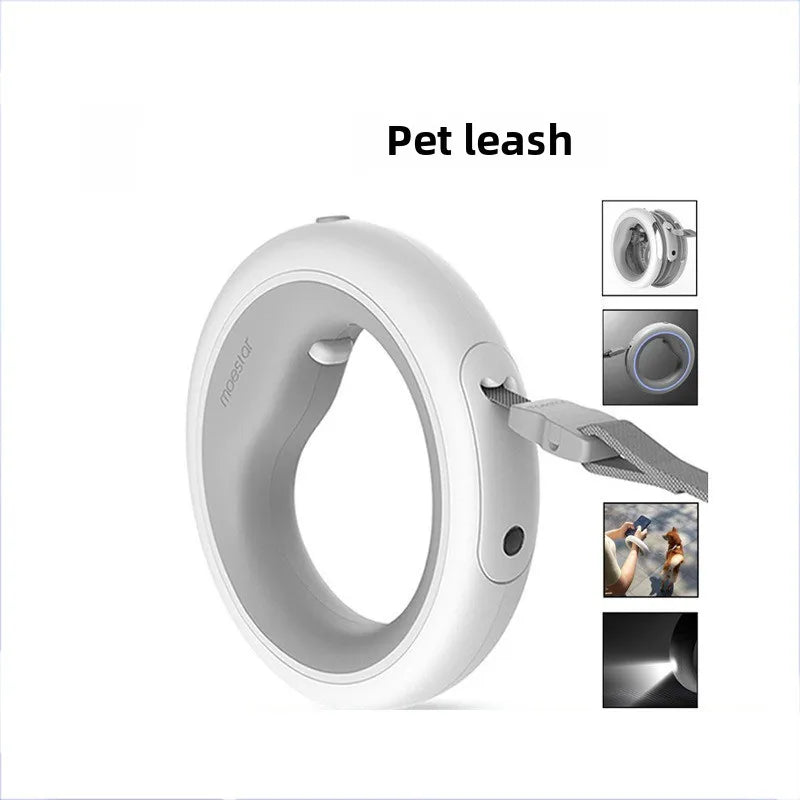Pet Leash with Light 2.6-meter Automatic Retractable for Walking Cats Dogs Pet Travel Leads Products Puppy Walking Accessories