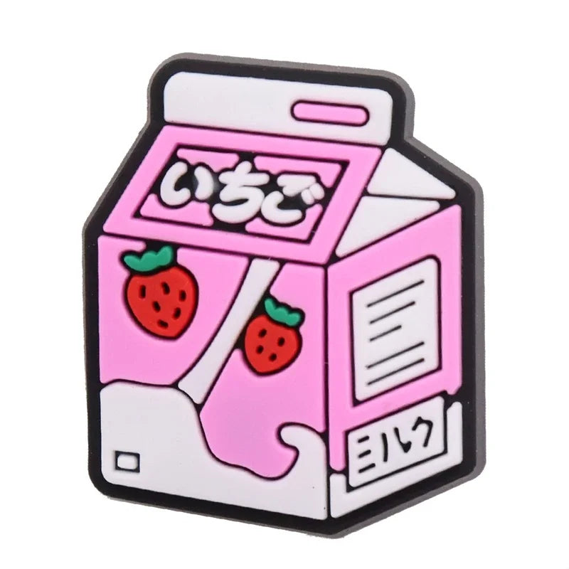 Pink Suitcase Shoe Charms for Crocs Accessories Sandals Men Clogs Pins Women Badges Girls Jeans Kids Decorations Buckle Shoes