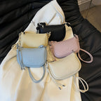 Ladies' Crossbody Bag Is Fashionable, Versatile, Solid Color, Exquisite Design, Daily Commuting, Casual Shoulder Bag