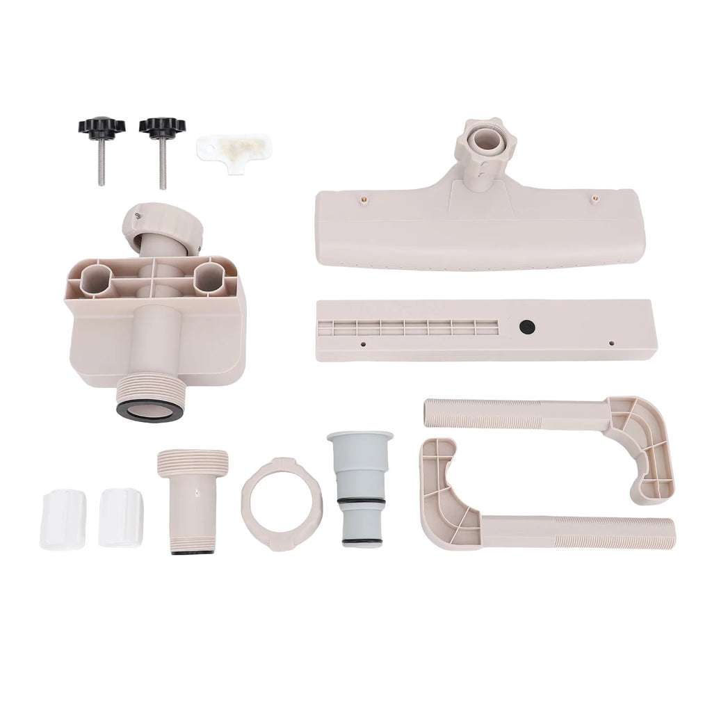 Above Ground Pool Fountain with LED Lights 360 Degree Pool Waterfall Fountain for Outdoor Decor Relaxation