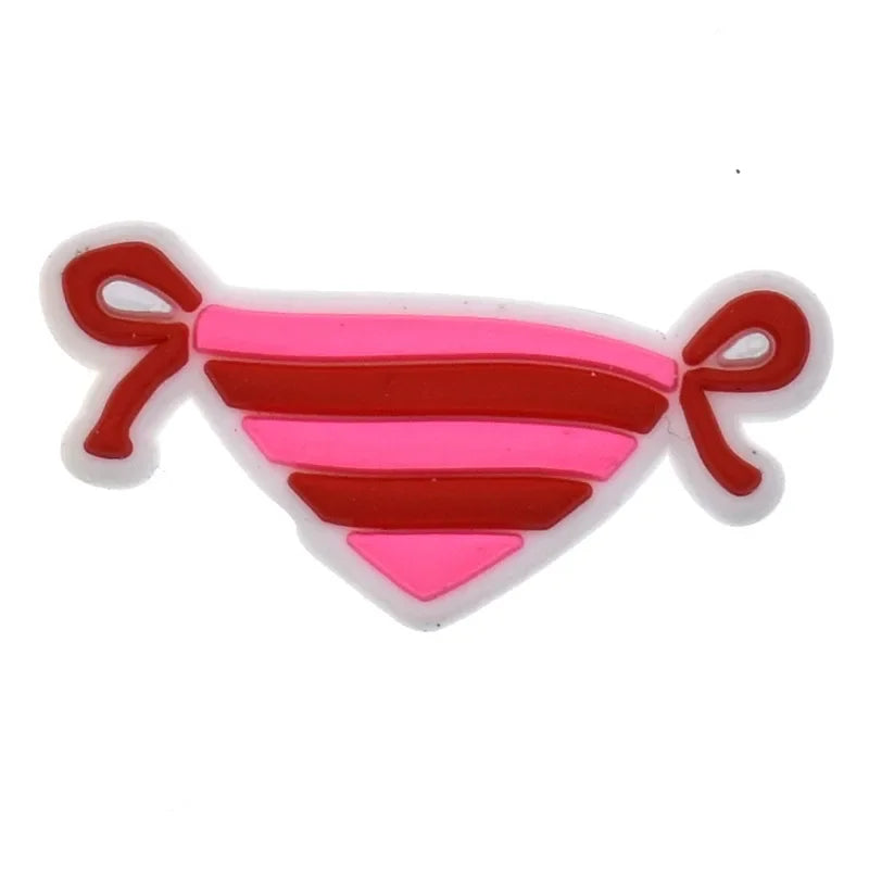 Pink Suitcase Shoe Charms for Crocs Accessories Sandals Men Clogs Pins Women Badges Girls Jeans Kids Decorations Buckle Shoes