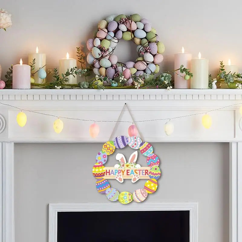 Easter Front Door Decorations Spring Easter Wall Sign Spring Wall Home Farmhouse Decorations For Yard Porch Wall Window Stairs