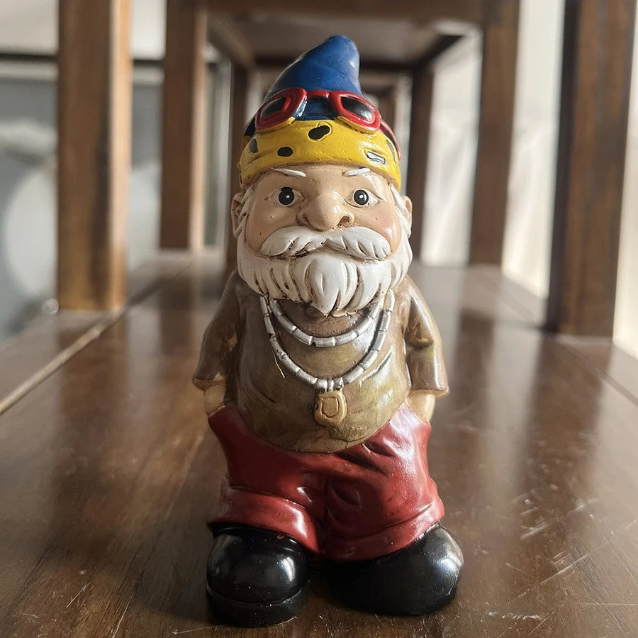 Creative Garden Statues Outdoor Gardening Dwarf Ornaments Resin Crafts Resin Funny Household Desktop Statue Indoor Outdoor Decor