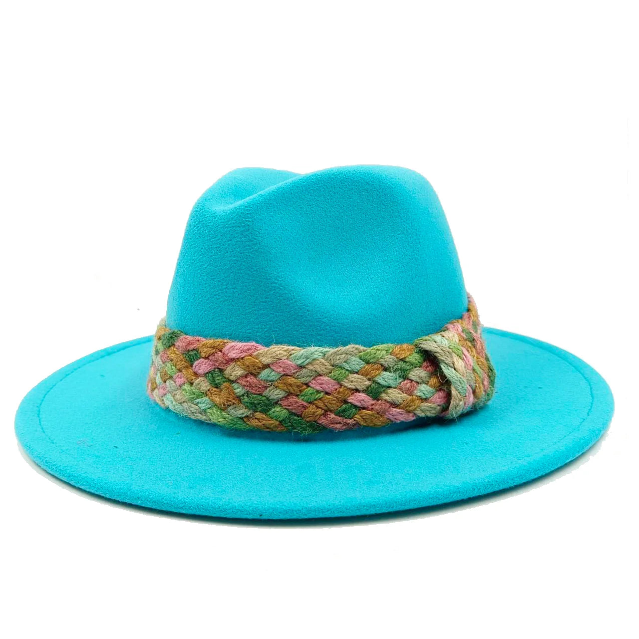 Fedoras 9.5cm Hat Bow Ribbon Feather Accessories Autumn and Winter Men's and Women's Hats Fashion Wide brimmed hats for women