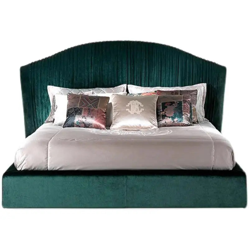 Bedroom Soft Bed Design Minimalist Aesthetics Cheap Designer Simple Bed Light Luxury High Quality Wood Cama Casal Furniture