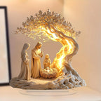 Easter Nativity Scene Figurine Tabletop Decor Nativity Figurines Set Home Decoration