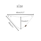 10pcs Pet Dog bandana Gentlemen's style Cotton Pets Dogs Bandanas Scarf Bibs Dog party Grooming Accessories for Small Dogs