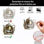 Easter Home Decor Items Rabbit In Teacup Warm Home 2d Acrylic Pendant Backpack Pendant Car