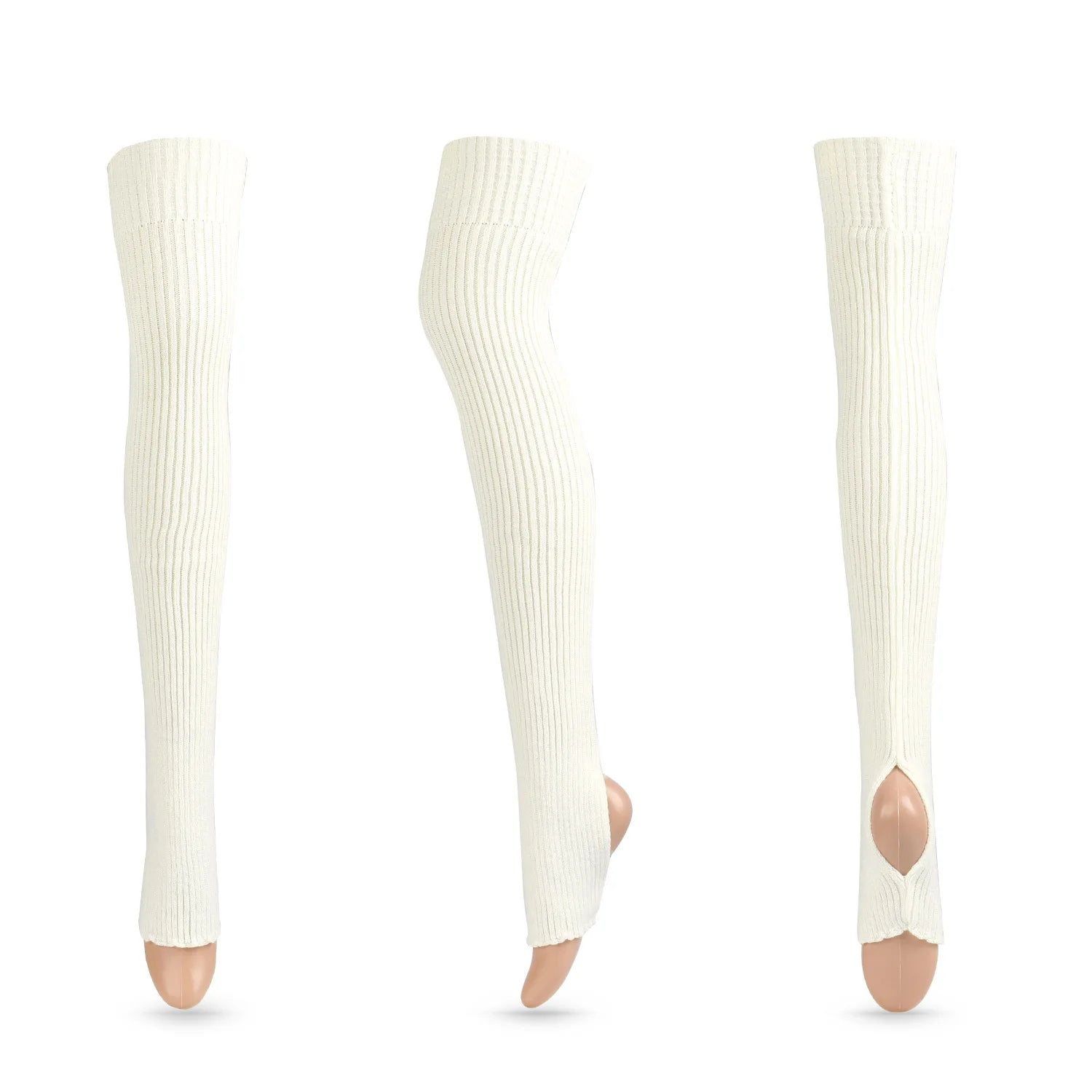 Leg Warmers New Adult Ballet Dance Stockings Yoga Warm Knit Shin Guard Sock Cover Extended Above Knee Stacking Socks 1 Pair