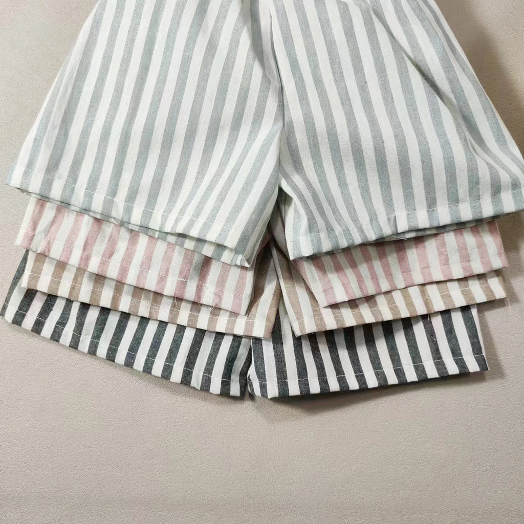 Children's Shorts Children's Pants Single Item Pants Pure Cotton Boys Casual Pants Girls Shorts Baby Jackets Pants British Style