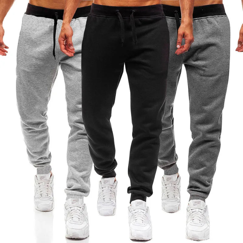 2025 Mens Joggers Casual Pants Fitness Men Sportswear Tracksuit Bottoms Skinny Sweatpants Trousers Black Gyms Jogger Track Pants