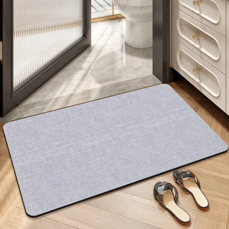 Bathroom Absorbent Carpet Quick-drying Non-slip Mat High Quality Diatom Mud Modern Home Decoration Simple and Easy To Care Rugs