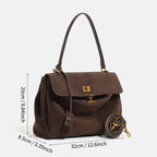 Tote bag, a large-capacity women's commuter underarm bag, a high-end and versatile single-shoulder bag for autumn and winter