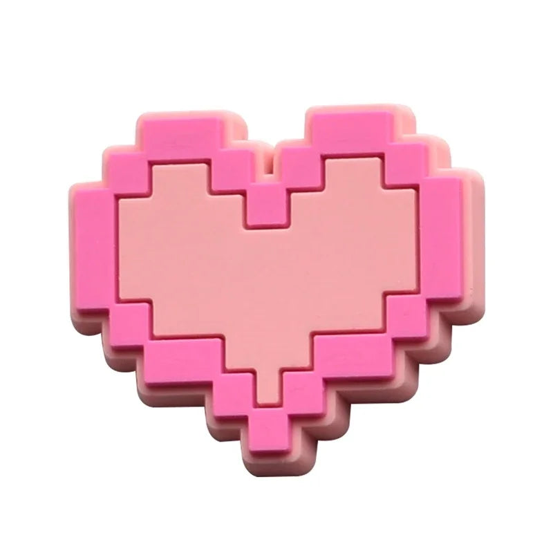 Pink Suitcase Shoe Charms for Crocs Accessories Sandals Men Clogs Pins Women Badges Girls Jeans Kids Decorations Buckle Shoes