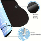 1pc Pet Feeding Mat - Non slip, Scratch resistant, Quick drying Pet Meal Mat, Suitable for Dogs and Cats - Easy to Clean