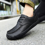 Men's Wide Toe Shoes 2024 Classic Fashion Barefoot Comfortable Flats Loafers Anti-slip and Soft Sole Walking Footwear Shoe