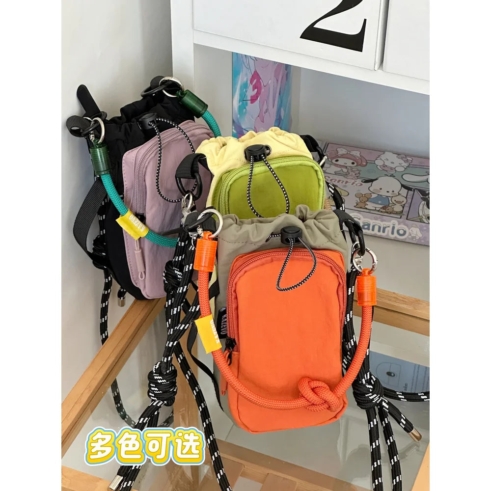 Crossbody bag for women, lightweight and simple hiking bag, lightweight handbag, color blocked mobile phone bag, shoulder bag
