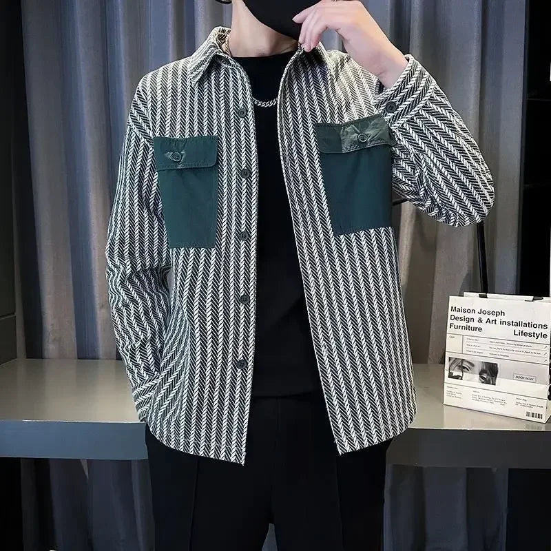 Men's Jackets High Quality Male Coats Trendy Printed Cheap Sale Clothes Offer Deals Korean Reviews Many New In Fast Delvery Cold