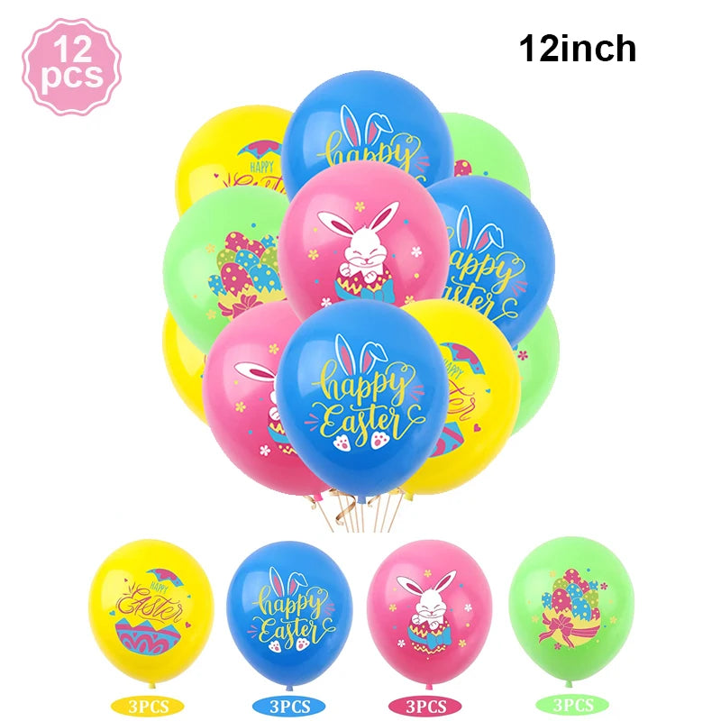 Easter Decoration Burlap Banner Cute Rabbit Carrot Hanging Garland for Easter Party Holiday Home Decoration Wall Decors Supplies