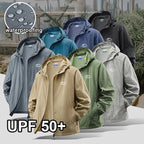 Summer Men's Sun Protection Clothing Lightweight Breathable Ice Silk Hooded Quick Dry Jacket Outdoor Anti-ultraviolet Skin Coat