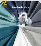 Summer Sun Protection Clothing Mens Gym Lightweight Breathable UV Protection Lapel Coat Casual Fishing Hiking Solid Color Jacket