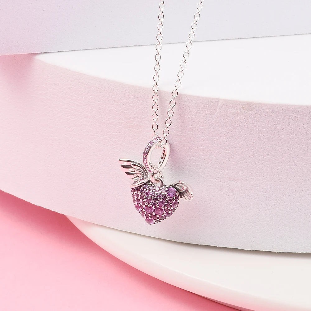 Valentine's Day 2022 Fashion S925 New Necklaces for Women Sterling Silver Collier Choker Jewelry Female Chain Necklaces