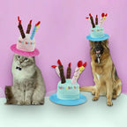 Pet Hats Pet Dog Hat for Birthday Party Adjustable Dog Hats Cats Dog Costumes Puppy Grooming Dress Up Hat Pet Supplies