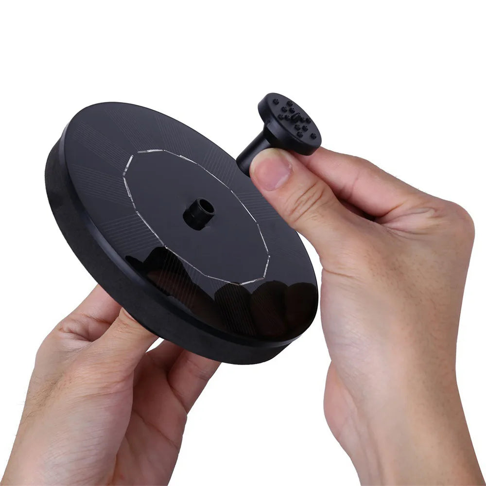 13/16/18cm Outdoors Solar Fountain Used for Bird Bath Garden Landscape Decoration Rockery Swimming Pool Floating water Fountains