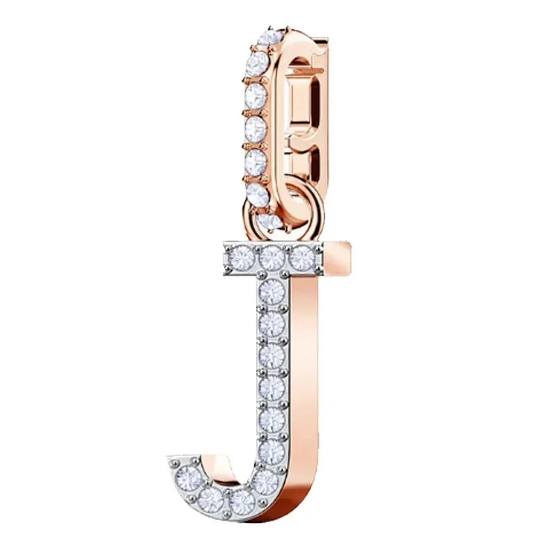 Pendants Fine Jewelry Charming Letter Crystal Pendants Fashion Necklace Bracelet Accessories for Women's Anniversary Gift