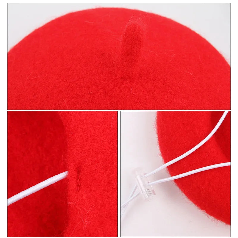 Pet Hats Dog Hat Accessories Pets Grooming Dress Up Cap Cute Beret Mini Decorative Cat Headwear Puppy Painter Felt Hat