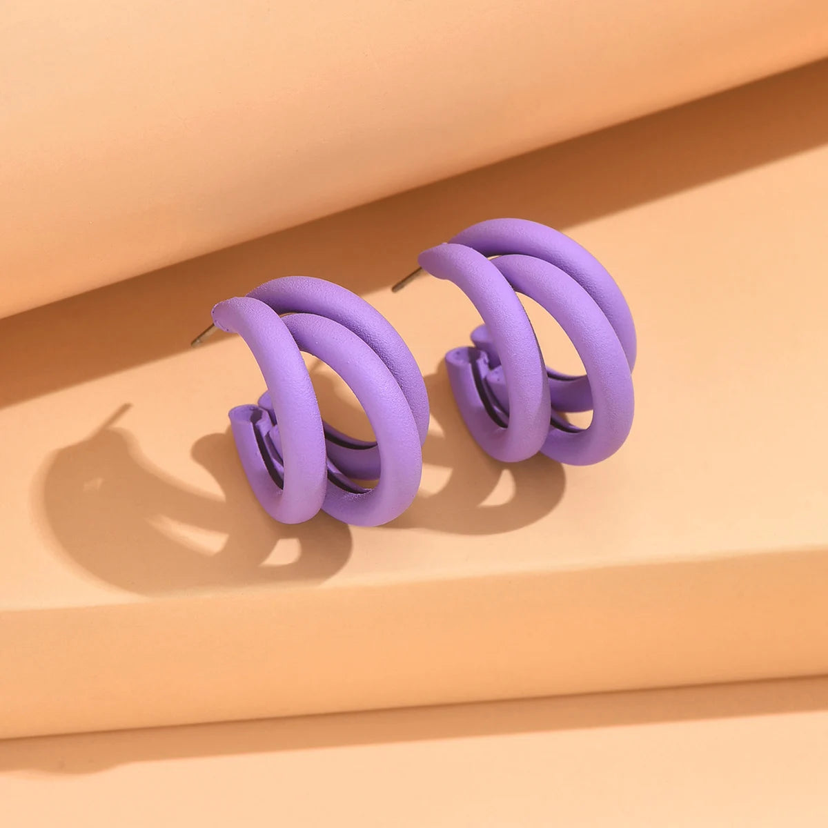 Elegant Gold Color Circled Hoop Earring for Woman Metal Elegant Vintage Geometric Statement Luxury Earrings Party Jewelry Gifts