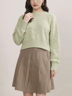 Autumn and Winter Sweaters for Women, Casual Knitwear for Daily Commuting, Elegant and Stylish Tops, Waist-Slimming Sweaters, Outfits for Outings and Dates for Women