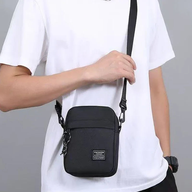 Men's Bags Have One Shoulder or Cross Body Designs Suitable for Daily Use During School Days Made of Nylon Material.